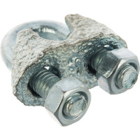 Дугообразный зажим троса 6мм DIN741 2шт - ярлык Tech-Krep 102737