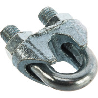 Дугообразный зажим троса 10мм DIN741 2шт - ярлык Tech-Krep 102739