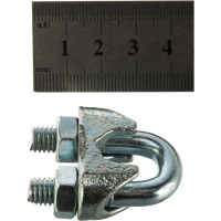 Дугообразный зажим троса 10мм DIN741 2шт - ярлык Tech-Krep 102739