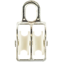 Двойной оцинкованный блок для троса, нейлоновый шкив 30мм 1шт - ярлык Tech-Krep 112731