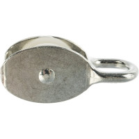 Одинарный оцинкованный блок для троса Tech-Krep нейлоновый шкив 40 мм ярлык 112744