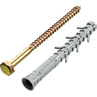 Фасадный дюбель 10х100, 6шт - пакет Tech-Krep TSX-S 127600