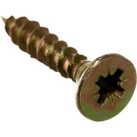 Универсальный саморез Tech-Krep 16х3,0 мм 500 шт желтый, коробка с окном 102224