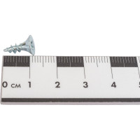 Универсальный саморез Tech-Krep 12х4,0 мм 200 шт оцинкованный, коробка с окном 102176