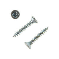 Универсальные саморезы Zitar 20x2,5 мм 200 шт оцинкованные коробка с окном Tech-Kr 102158