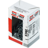 Универсальные саморезы Zitar 20x2,5 мм 200 шт оцинкованные коробка с окном Tech-Kr 102158