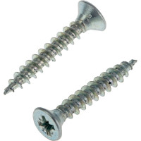 Универсальные саморезы Zitar 20x3,0 мм 200 шт оцинкованные коробка с окном Tech-Kr 102162