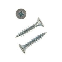 Универсальный саморез Tech-Krep 25х4,5 мм 200 шт оцинкованный, коробка с окном 102188