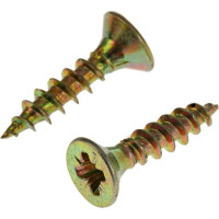 Универсальный саморез Tech-Krep 16х4,0 мм 200 шт желтый, коробка с окном 102240