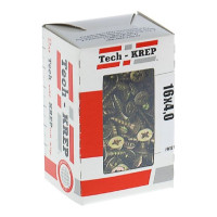 Универсальный саморез Tech-Krep 16х4,0 мм 200 шт желтый, коробка с окном 102240