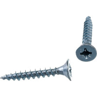 Универсальный саморез Tech-Krep 30х4,5 мм 200 шт оцинкованный, коробка с окном 102189