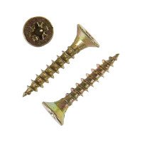 Универсальный саморез Tech-Krep 30х5,0 мм 200 шт желтый, коробка с окном 102260