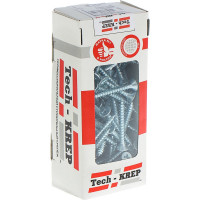 Универсальный саморез Tech-Krep 50х6,0 мм 100 шт оцинкованный, коробка с окном 102207