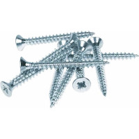 Универсальный саморез Tech-Krep 40х5,0 мм 200 шт оцинкованный, коробка с окном 102199