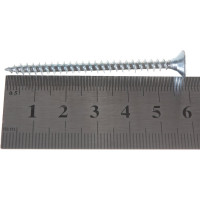 Универсальный саморез Tech-Krep 60х4,5 мм 150 шт оцинкованный, коробка с окном 102194