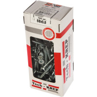 Универсальный саморез Tech-Krep 60х5,0 мм 100 шт оцинкованный, коробка с окном 102201