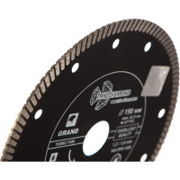Диск алмазный ультратонкий отрезной TRIO-DIAMOND 150x22.23 Grand Thin Turbo GTT703