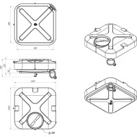 Бак для душа с подогревом Rostok 200л 201.2000.899.1