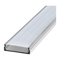 Алюминиевый накладной широкий профиль, серебро Feron CAB263 10277
