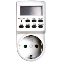 Недельная электронная розетка с таймером FERON мощность 3500W/16A TM24 23257