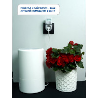 Недельная электронная розетка с таймером FERON мощность 3500W/16A TM24 23257