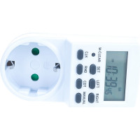 Недельная электронная розетка с таймером FERON мощность 3500W/16A TM24 23257