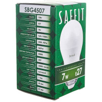 Светодиодная лампа SAFFIT SBG4507 Шарик E27 7W 4000K 55037