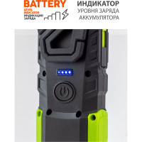 Многофункциональный фонарь ЯРКИЙ ЛУЧ ОPTIMUS ACCU v.2 mаxi COB 420лм, 3 реж, магнит/крюк, Li-ion 4400mAh 4606400105671