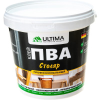 Клей ПВА ULTIMA СТОЛЯР ведро 0,9кг ULTSTL09