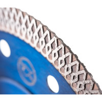 Диск алмазный отрезной Hilberg турбо ультратонкий 125x22.23 Hard Materials X-type HM402