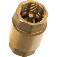 Обратный клапан MasterProf 1/2" латунный сердечник. ИС.080371