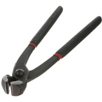 Монтажные торцевые клещи 9" 225мм, черные BAUM 119K-09