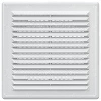 Решетка вентиляционная вытяжная (150х150 мм; белая) ERA 1515Р 233-014