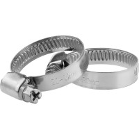 Обжимной хомут из нержавеющей стали MasterProf 20-32 мм, 2 шт ИС.140240
