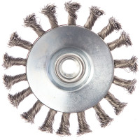 Щетка коническая со жгутовой нержавеющей проволокой Эксперт 541 (115 мм; М14*2 мм) Профоснастка 20804007