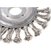 Щетка цилиндрическая со жгутовой нержавеющей проволокой Эксперт 567 (125 мм; 22.2 мм) Профоснастка 20806007