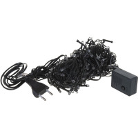 Гирлянда FERON CL06 230V, 200LED, 5000K, 14.4W, с контроллером, IP20, шнур 6м, 0.5мм 26733