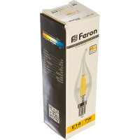 Светодиодная диммируемая лампа FERON LB-167 7W 230V E14 2700K 25872