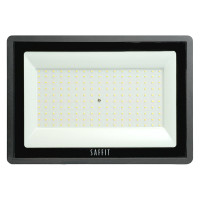 Светодиодный прожектор SAFFIT SFL90-150 2835SMD, 150W 6400K AC220V/50Hz IP65, черный в компактном корпусе 55069