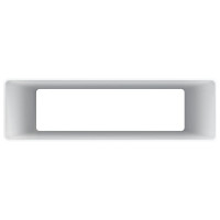 Воздуховод прямоугольный ПВХ (60х204 мм; L=2 м) ERA 620ВП2 210-094