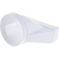 Соединитель эксцентриковый плоского воздуховода с круглым 60х204/D125 ERA 620СП12,5КП 210-045