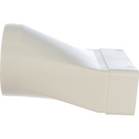 Соединитель эксцентриковый плоского воздуховода с круглым 60х120/D100, пластик ERA 612СП10КП 210-043