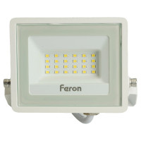 Светодиодный прожектор Feron 2835 SMD 30W 6400K IP65 AC220V/50Hz, белый с матовым стеклом, LL-920 29496