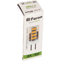 Светодиодная лампа FERON LB-432 5W 230V G4 4000K 25861