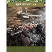 Набор плоских шампуров BOYSCOUT 6 шт., 45 см 61326