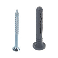 Дюбель-гвоздь с грибовидным бортиком Качественный Крепеж 6х40 90 шт 0500631 КЧ