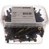 Дюбель-гвоздь с грибовидным бортиком Качественный Крепеж 6х40 90 шт 0500631 КЧ