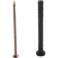 Дюбель-гвоздь с грибовидным бортиком Качественный Крепеж 6х60 30 шт 0200633 КЧ