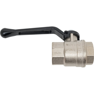 Шаровый кран В/В Ду-25 /1" ручка черная Bugatti OREGON 03000175