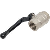 Шаровый кран В/В Ду-25 /1" ручка черная Bugatti OREGON 03000175